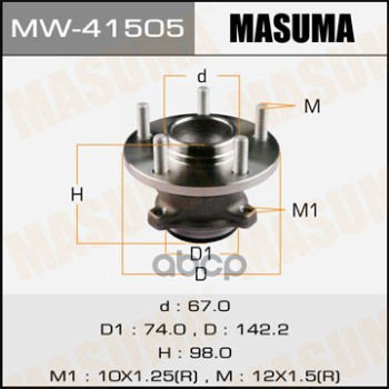 Ступичный Узел Masuma арт. MW41505