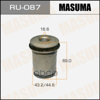 Сайлентблок Рычага Передней Подвески Toyota Hiace 1.8-2.4D 83-89 / 2.4-2.7 95-06 Masuma Ru-087 Masuma арт. RU-087