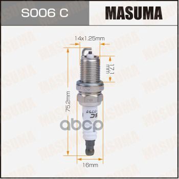 Свеча зажигания BKR6E-11 (2756) HONDA MB DAEWOO HYUNDAI MAZDA MIT KIA NIS SUB MASUMA S006C Masuma арт. S006C