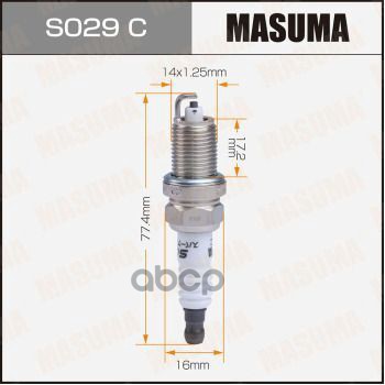 Свеча Зажигания Zfr6f-11 Honda Acc Maz 626 2.2-2.5 Op Cal 2.0 Rov 1.8-2.3 Masuma S029c Masuma арт. S029C