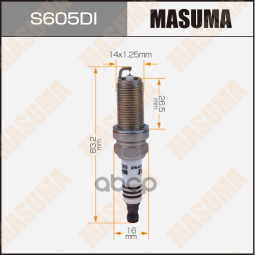 Свеча Зажигания Iridium (Dilfr7k9g) Masuma S605di Masuma арт. S605DI