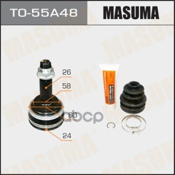Шрус Toyota Allex Masuma To-55A48 Masuma арт. TO-55A48