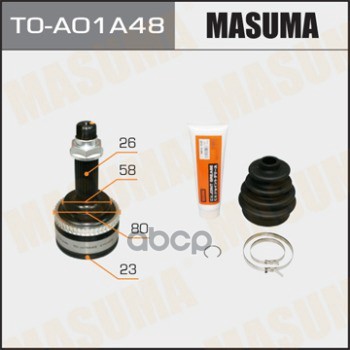 ШРУС TOYOTA AVENSIS MASUMA TO-A01A48 Masuma арт. TO-A01A48