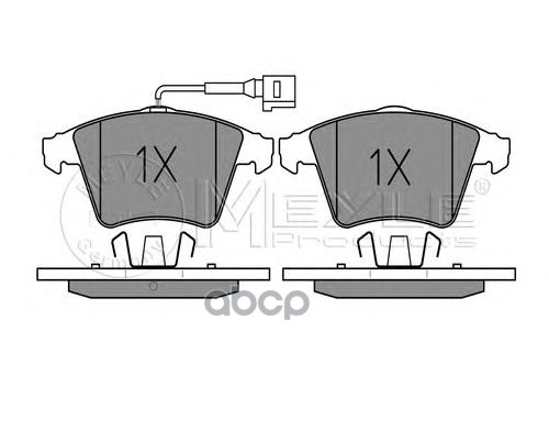 Колодки Передние (С Датчиком) Vw T5/Multivan All 03- (Type Ate) /T=18.7Mm Meyle 025 237 4619/W Meyle арт. 025 237 4619/W