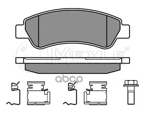Колодки задние CITROEN PEUGEOT FIAT MEYLE 025 244 6519 Meyle арт. 025 244 6519