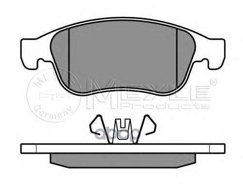 Колодки передние RENAULT DUSTER 10-/FLUENCE 10-/MEGANE III 08- MEYLE 025 249 1418 Meyle арт. 025 249 1418