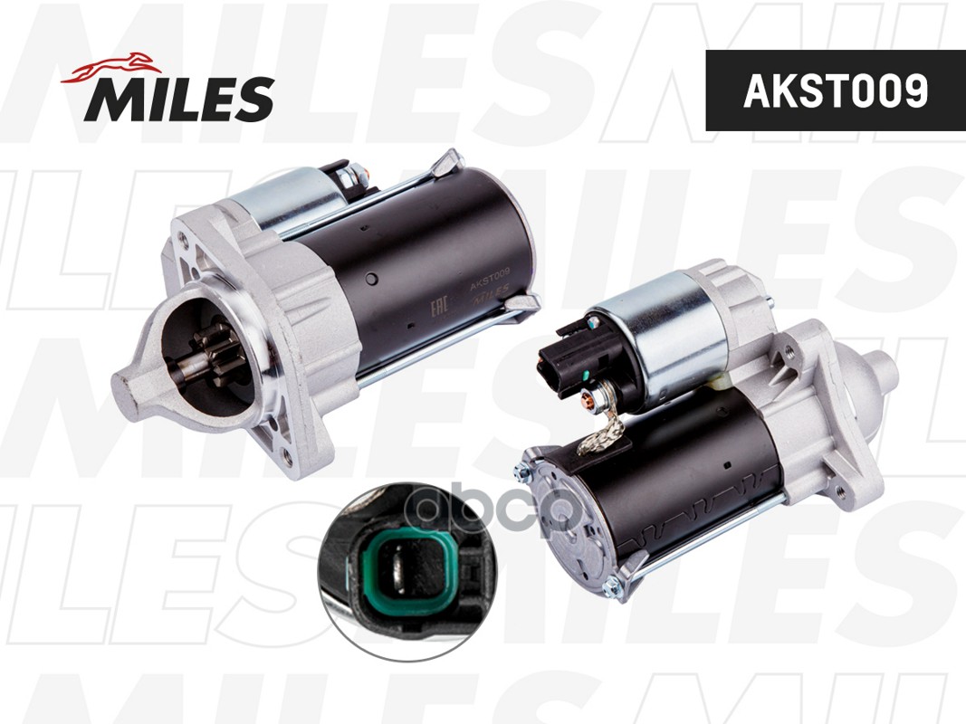 Стартер LADA KALINA/GRANTA/DATSUN 1.6 AКПП 1.4кВт. AKST009 Miles арт. AKST009