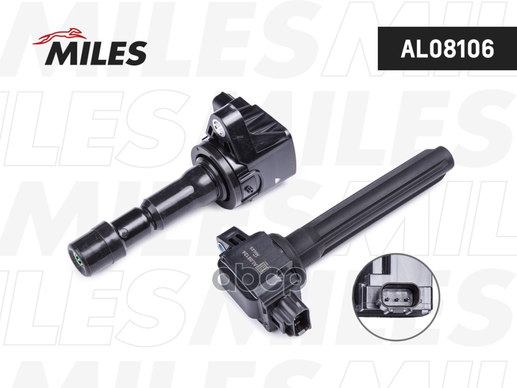 Катушка зажигания HONDA Fit III 07-/Civic 12- 1.3/1.4/1.5 AL08106 Miles арт. AL08106