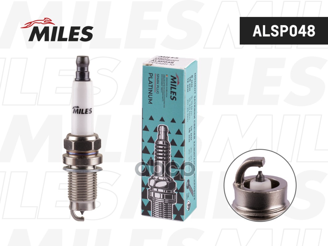 Свеча зажигания искровая PPTA8R-10 ALSP048 Miles арт. ALSP048