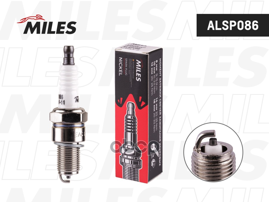 Свеча зажигания искровая NF6RLV-11 Miles арт. ALSP086