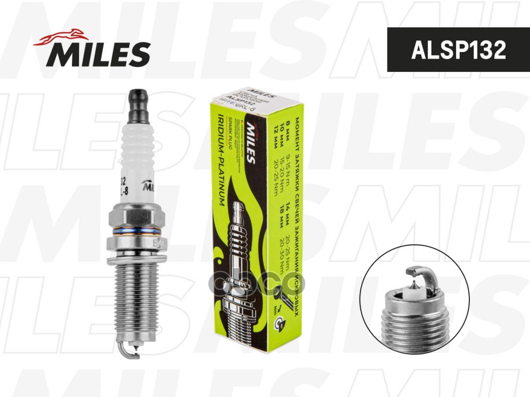 Свеча зажигания искровая IPTM6RL-8 Miles арт. ALSP132