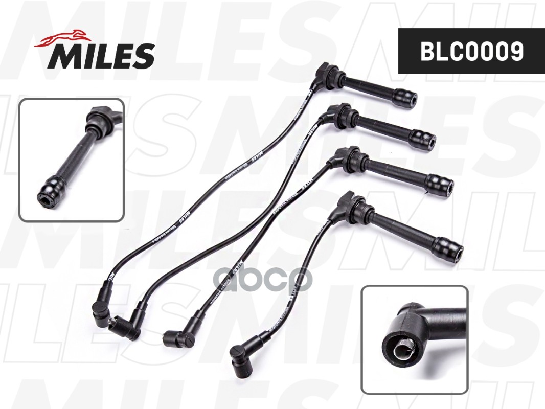 Высоковольтные провода зажигания HYUNDAI ACCENT/GETZ/MATRIX/VERNA 1.5/1.6 DOHC Miles арт. BLC0009