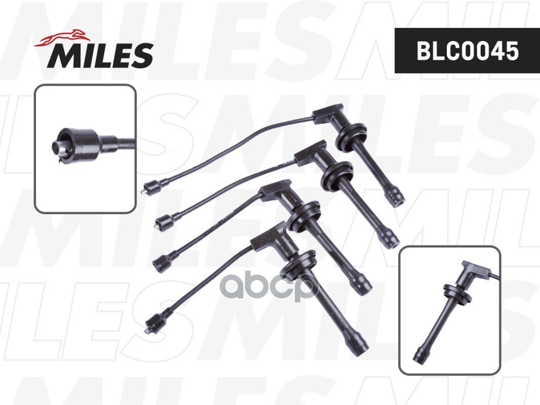 Провода в/в для а/м газ 406 с наконечником силиконовым Miles арт. BLC0045