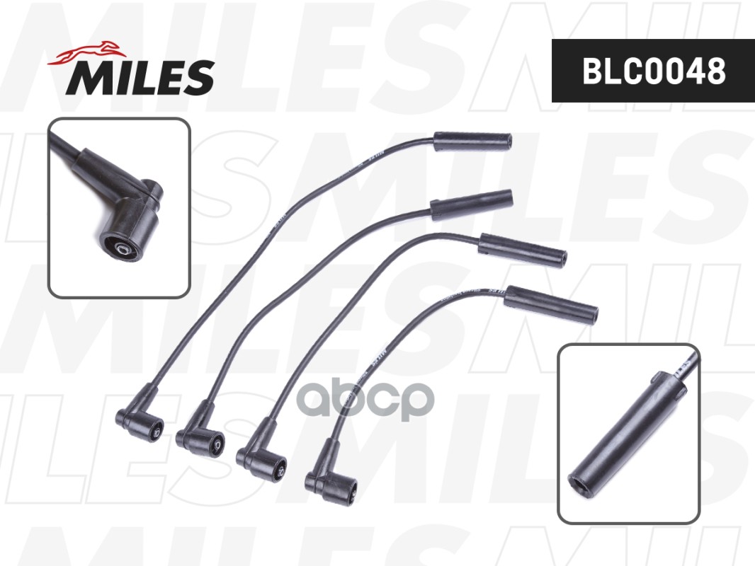 Провода в/в ваз 2107 инжектор силиконовые Miles арт. BLC0048