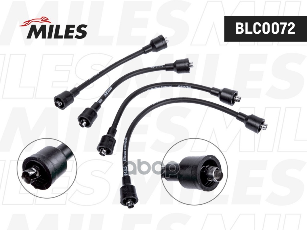 Высоковольтные провода зажигания ГАЗ/УАЗ с двигателями ЗМЗ-402/ЗМЗ-406 (БЕЗ НАКОНЕЧНИКА) BLC0072 Miles арт. BLC0072