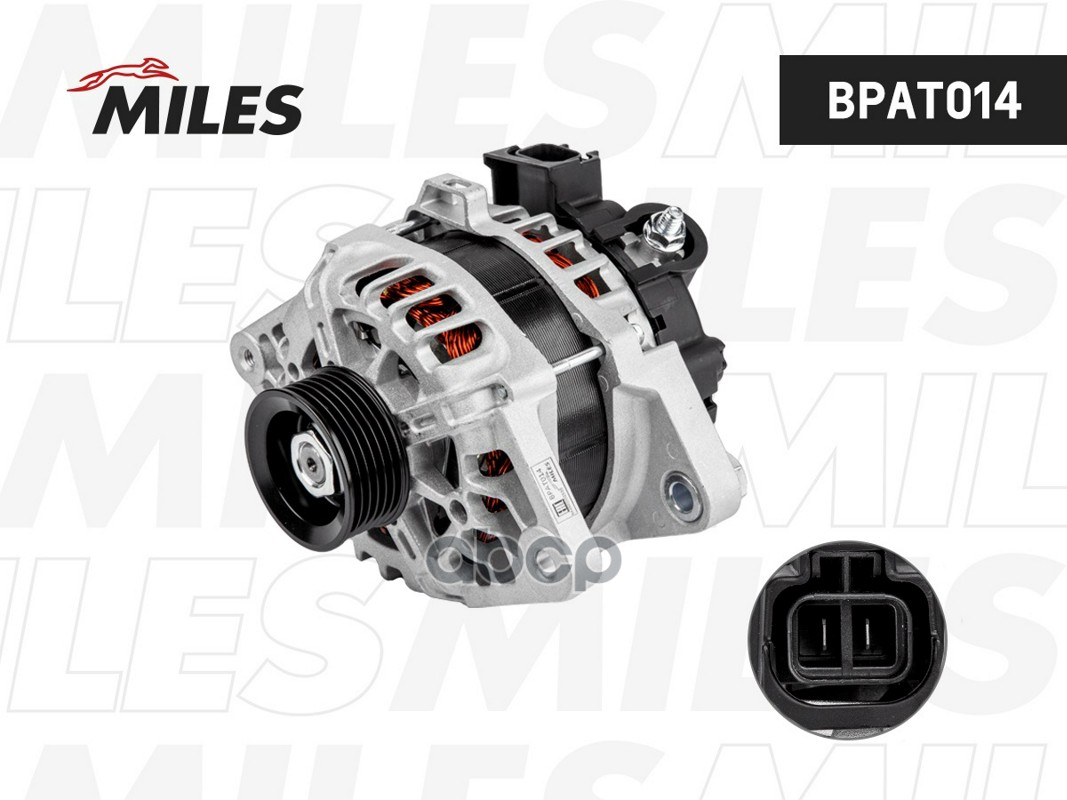 Генератор HYUNDAI ELANTRA 06-/i20/GETZ 08-/i30/KIA CEED 10-/CERATO 06- 90A BPAT014 Miles арт. BPAT014