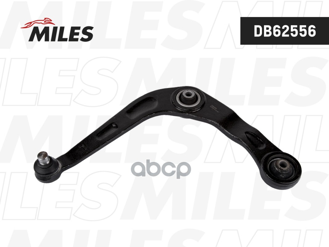 Рычаг пер. подв PEUGEOT 206 1.1-2.0D 98 нижний левый  DB62556 Miles арт. DB62556