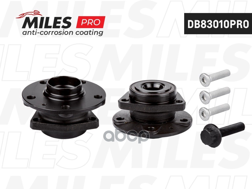 Ступица с подшипником передняя с ABS (серия PRO с антикоррозийным покрытием), AUDI A3 II-III/VW GOLF V-VII/CADDY III 03-/SKOD...