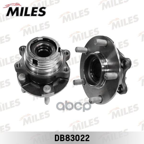 Ступица колеса передняя с подшипником NISSAN TEANA J31/MURANO Z50 00-08 (SKF VKBA6984) DB83022 Miles арт. DB83022