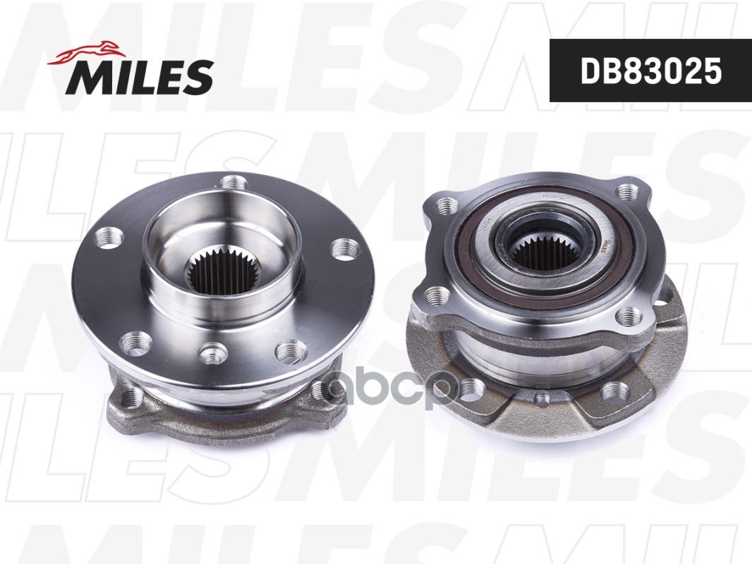 Ступица колеса передняя с подшипником BMW X5 E70/X6 E71/72 07- (SKF VKBA6619) DB83025 Miles арт. DB83025