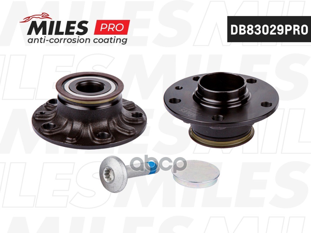 Ступица с подшипником задняя с ABS (серия PRO с антикоррозийным покрытием), AUDI A3 II-IV/SKODA/VW GOLF V-VII 03- . DB83029PR...