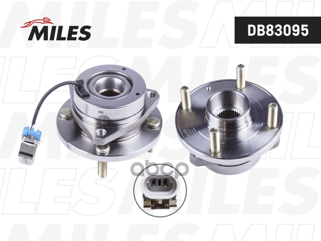 Ступица колеса передняя с подшипником CHEVROLET EPICA/EVANDA 02-07 (SKF VKBA3937) DB83095 Miles арт. DB83095
