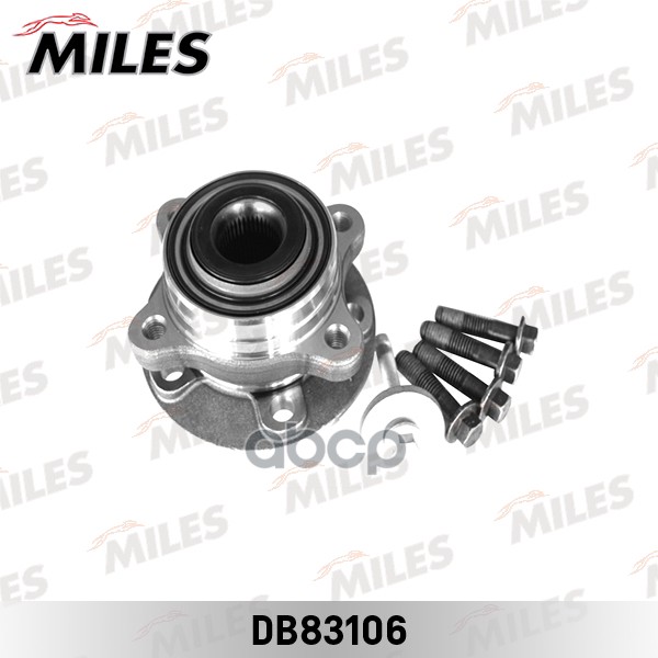 Ступица колеса передняя с подшипником VOLVO XC90 06- 16 17 354876-/354115- (SKF VKBA6602) DB83106 Miles арт. DB83106