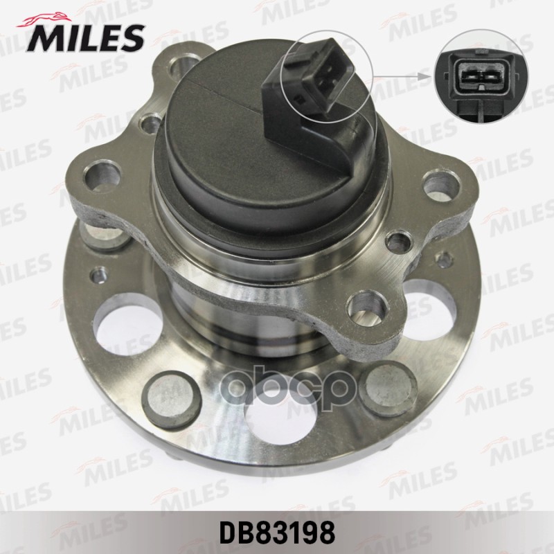 Ступица колеса задняя с подшипником с ABS KIA SOUL II 14- (SKF VKBA7796) DB83198 Miles арт. DB83198