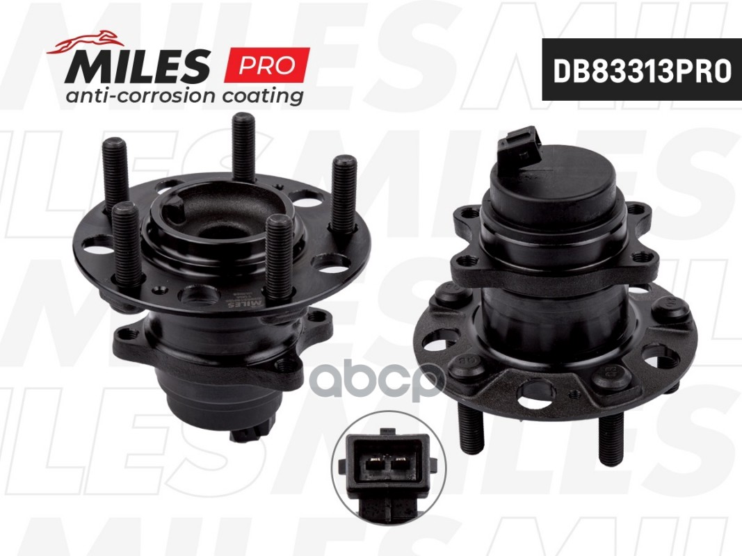 Ступица заднего колеса в сборе (серия PRO с антикоррозийным покрытием)  Hyundai Creta (GS) 2WD DB83313PRO Miles арт. DB83313PRO