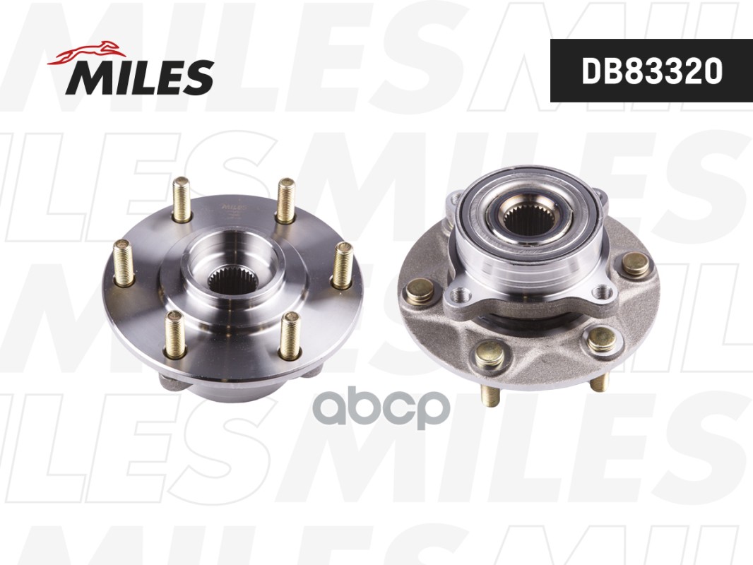 Ступица колеса передняя с подшипником MITSUBISHI PAJERO IV 06- V97/98 DB83320 Miles арт. DB83320