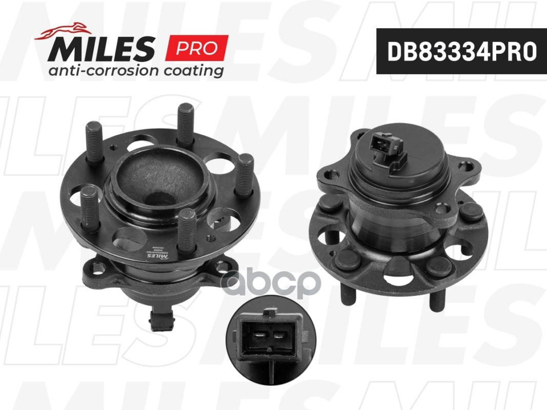 Ступица задняя (серия PRO с антикоррозийным покрытием) Hyundai Elantra VI 15-, Ioniq 16-, Kona 18-, Sonata VII 14-, Kia Optim...