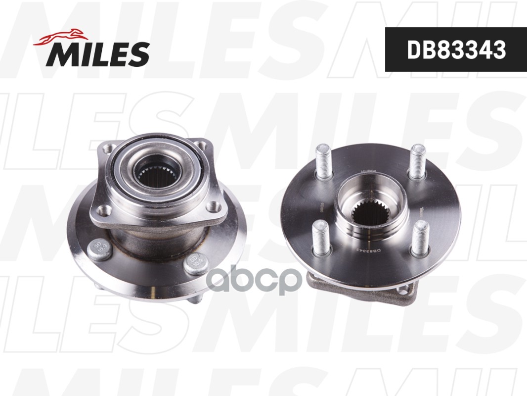 Ступица колеса задняя с подшипником TOYOTA COROLLA 01-07 DB83343 Miles арт. DB83343