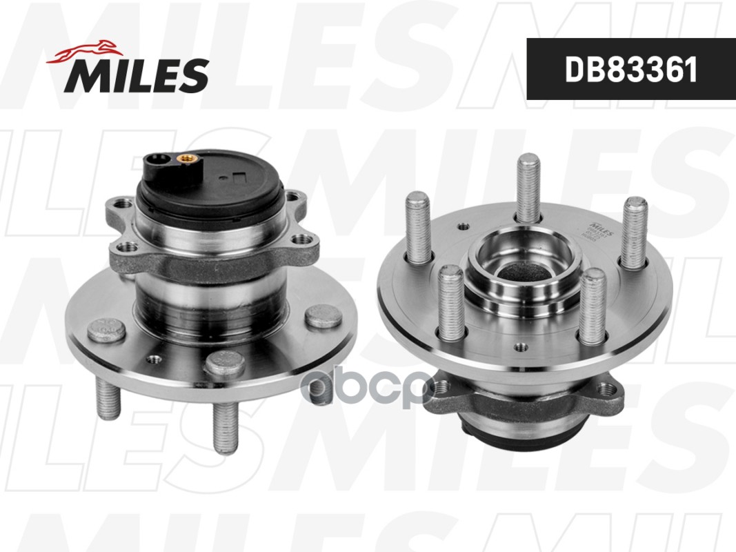 Ступица с подшипником JAC JS4 / Москвич 3 зад. ABS DB83361 Miles арт. DB83361