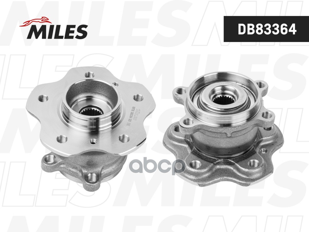 Ступица с подшипником QASHQAI (J11E) 13- зад. 4WD UK MAKE DB83364 Miles арт. DB83364