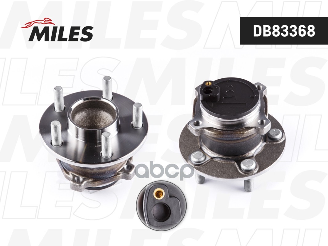Ступица с подшипником FORD FOCUS II/C-MAX 03- зад. (под датчик ABS)(DB83168=DB83368) Miles арт. db83368