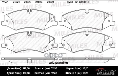 Колодки тормозные передние (без датчика + болты) (Смесь Semi-Metallic) (LR DISCOVERY 09-/ RANGE ROVER SPORT 09-) (TRW GDB1898...