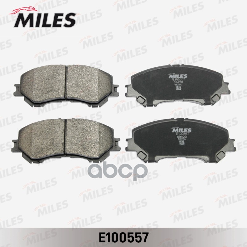 Колодки тормозные передние (Смесь Semi-Metallic) NISSAN X-TRAIL(32) 14- (TRW GDB3648) E100557 Miles арт. E100557