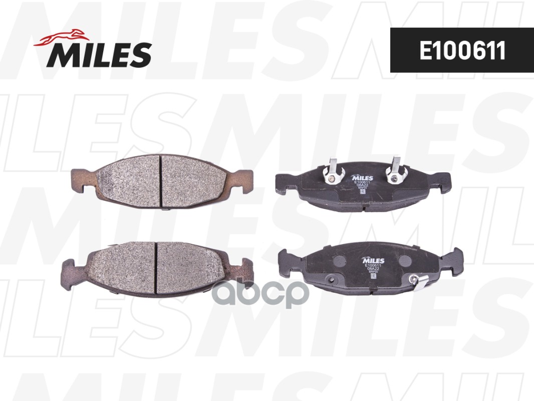 Колодки тормозные передние (Смесь Semi-Metallic) JEEP CHEROKEE 88-/GRAND CHEROKEE II 99- (TRW GDB4120) E100611 Miles арт. E10...