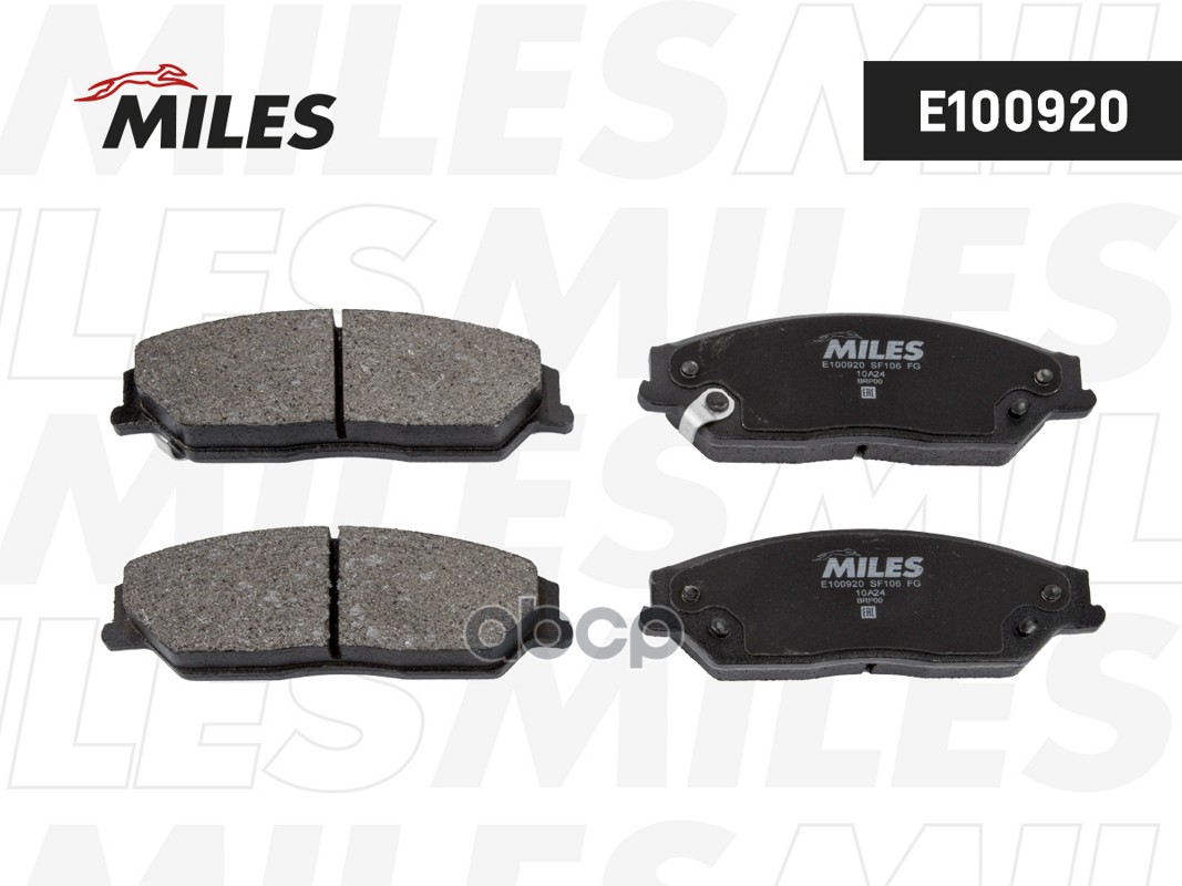Колодки тормозные GEELY EMGRAND X7 14- передние Miles арт. e100920