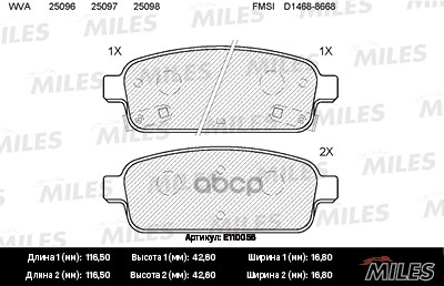 Колодки тормозные задние (без датчика) (Смесь Semi-Metallic) (CHEVROLET CRUZE (J30_), ORLANDO, OPEL ASTRA J , MOKKA) (TRW GDB...