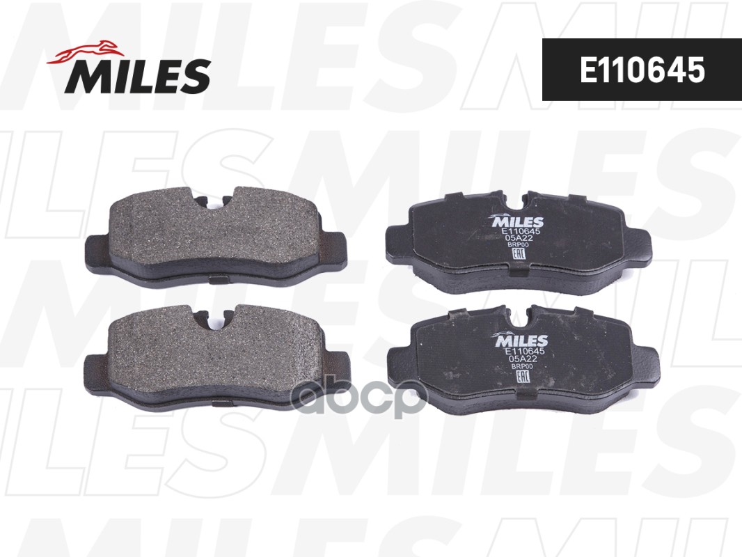 Колодки тормозные задние (Смесь Semi-Metallic) MERCEDES-BENZ VITO (447) 14- (TRW GDB2102) E110645 Miles арт. E110645