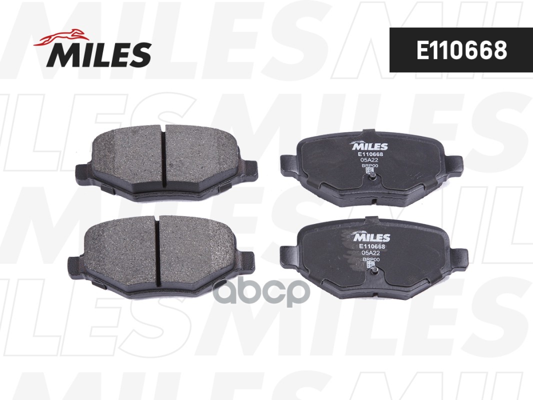 Колодки тормозные задние (Смесь Semi-Metallic) FORD EXPLORER V 11- (TRW GDB4176) E110668 Miles арт. E110668