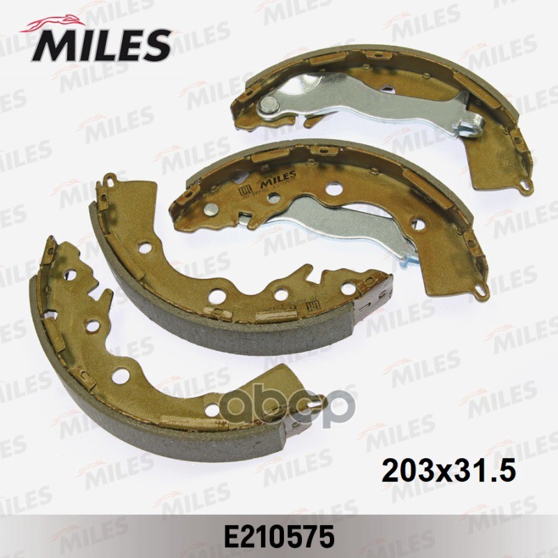 Колодки торм.бар.HYUNDAI ACCENT 1.4-1.6 05-/KIA RIO II 1.4-1.6 05- (203x31.5) Miles арт. E210575