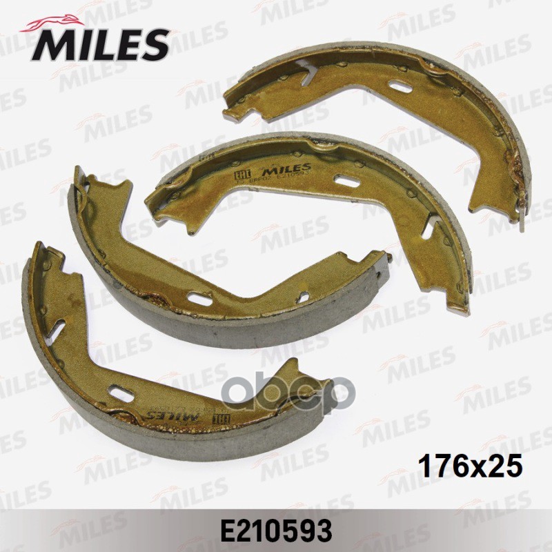 Колодки стояночного тормоза VOLVO S60/S80/V70/XC70 98- (TRW GS8674) E210593 Miles арт. E210593