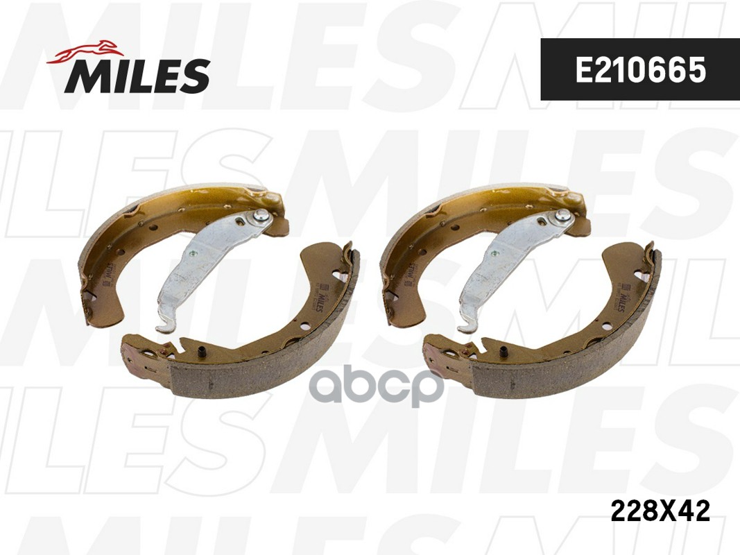 Колодки торм.бар.OPEL ASTRA F/G/H/VECTRA B 95-03/ZAFIRA 99-05 Miles арт. E210665