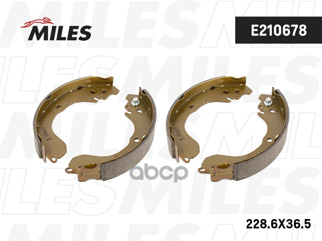 Колодки торм.бар.DODGE CALIBER/JEEP COMPAS/PATRIOT Miles арт. e210678