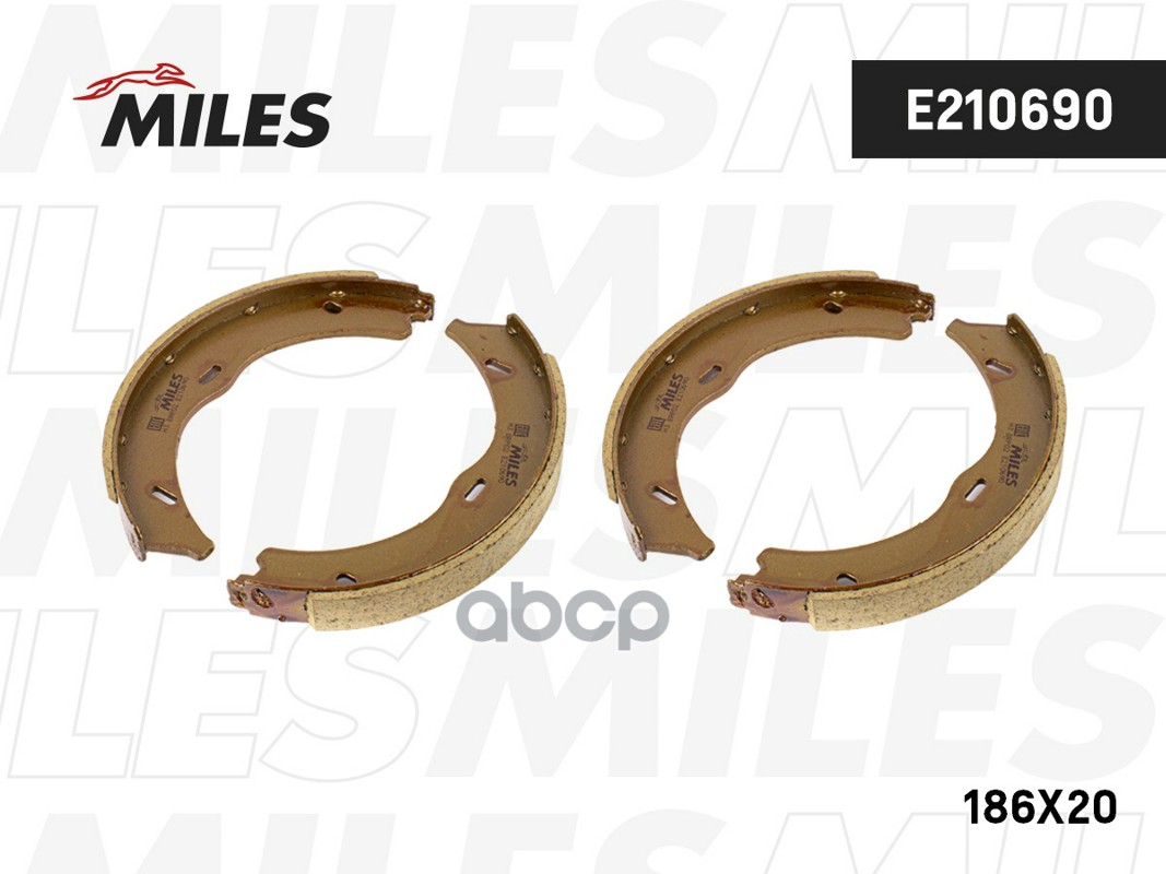 Колодки стояночного тормоза MERCEDES VIANO/VITO W639 03- (TRW GS8741) E210690 Miles арт. E210690