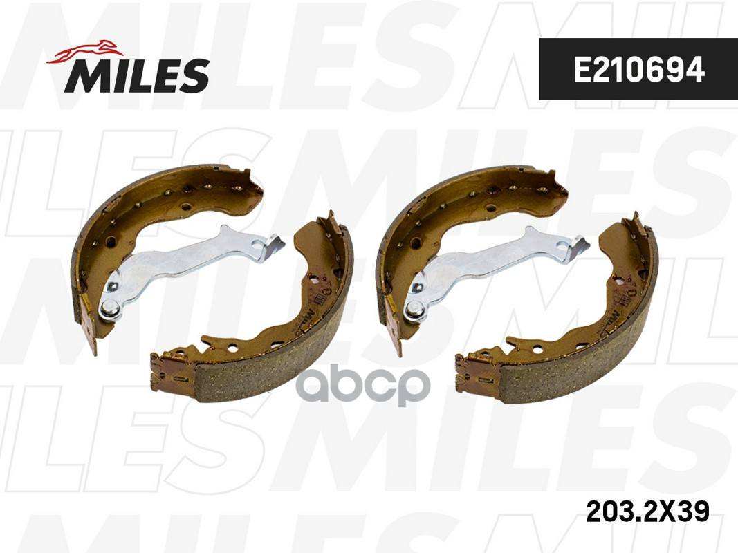 Колодки барабанные KIA SOUL 08- (TRW GS8678) E210694 Miles арт. E210694