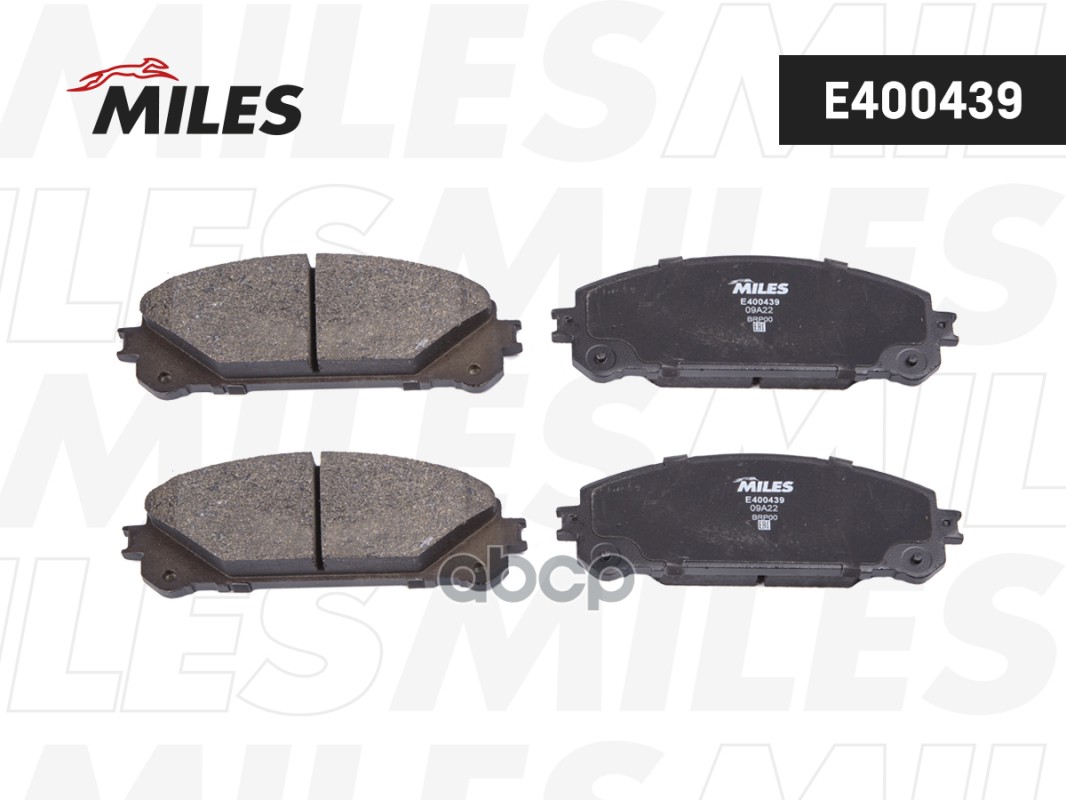 Колодки тормозные передние (без датчика) (Смесь Low-Metallic) LEXUS RX 09-/TOYOTA HIGHLANDER 07- (TRW GDB3484) E400439 Miles ...