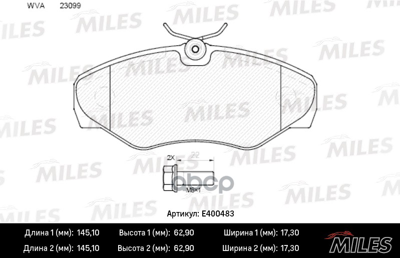 Колодки тормозные передние (без датчика + болты) (Смесь Low-Metallic) OPEL VIVARO/RENAULT TRAFIC 01- (TRW GDB1478) E400483 Mi...
